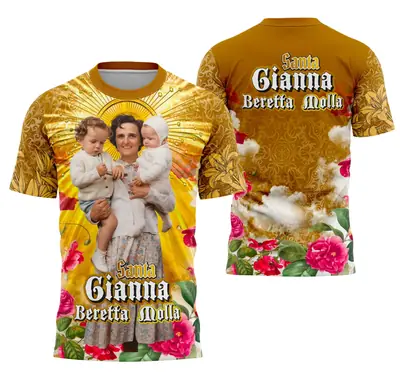Camisa Santa Gianna Beretta Molla - Religião Modelo 03