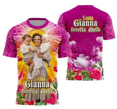 Camisa Santa Gianna Beretta Molla - Religião