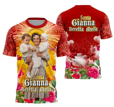 Camisa Santa Gianna Beretta Molla - Religião Modelo 02