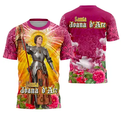 Camisa Santa Joana d'Arc - Religião Modelo 02