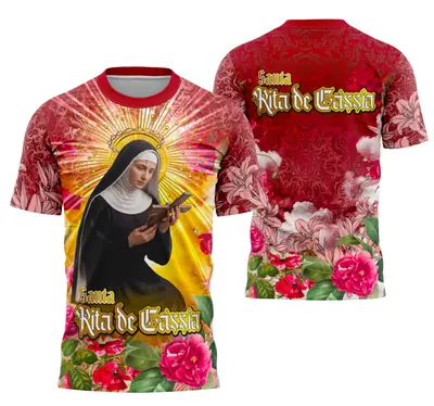 Camisa Santa Rita de Cássia - Religião Modelo 02