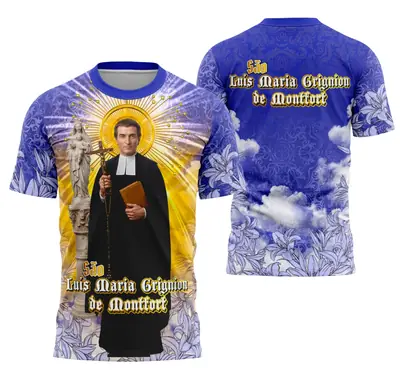 Camisa São Luís Maria Grignion de Montfort - Religião