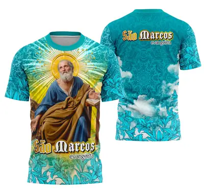 Camisa São Marcos Evangelista - Religião Modelo 02