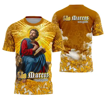 Camisa São Marcos Evangelista - Religião Modelo 03