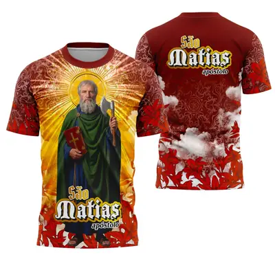 Camisa São Matias - Religião Modelo 02