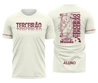 Arte Camisa TerceirãoTempo Perdido Modelo 02