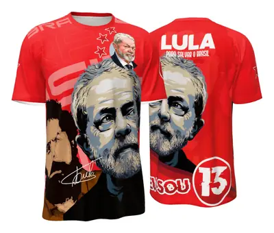 Camisa Lula Retratos Ampliados