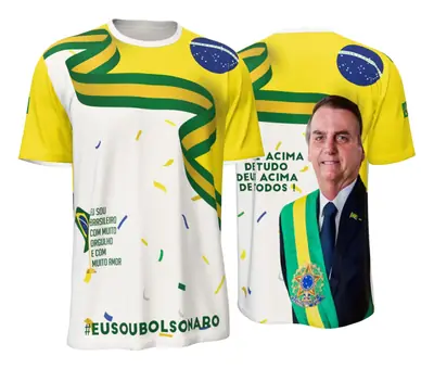 Camiseta Bolsonaro Fitas Comemorativas