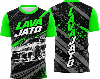 Camisa Estampa Lavagem Automotiva