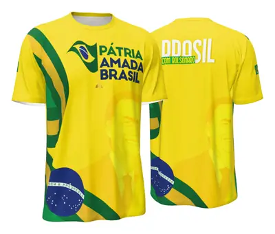 Camisa Modelo Bolsonaro Pátria Amada