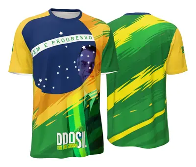 Camisa Bolsonaro Bandeira Ampliada