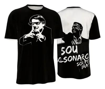 Camisa Política Preto e Branco