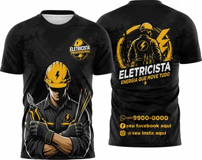 Camisa Eletricista - Modelo 01