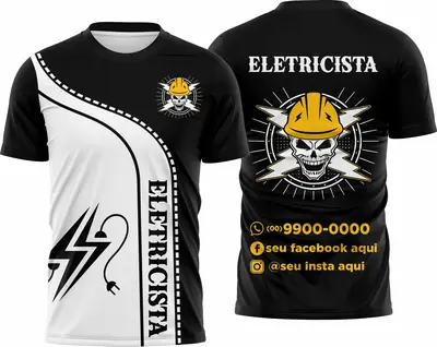 Camisa Eletricista - Modelo 02