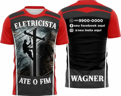 Camisa Eletricista - Modelo 03