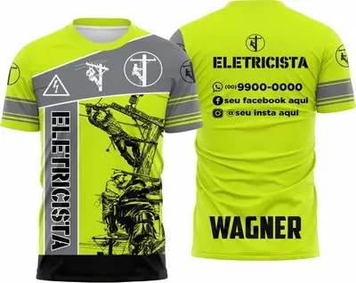 Camisa Eletricista - Modelo 09