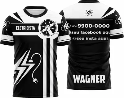 Camisa Eletricista - Modelo 10