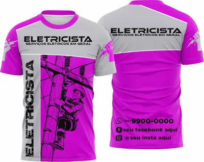 Camisa Eletricista - Modelo 14