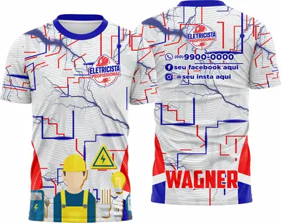 Camisa Eletricista - Modelo 17