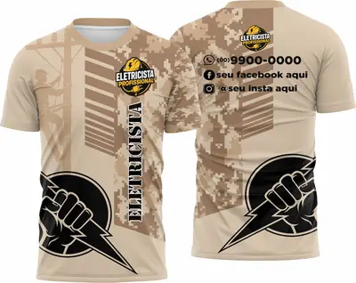 Camisa Eletricista - Modelo 21