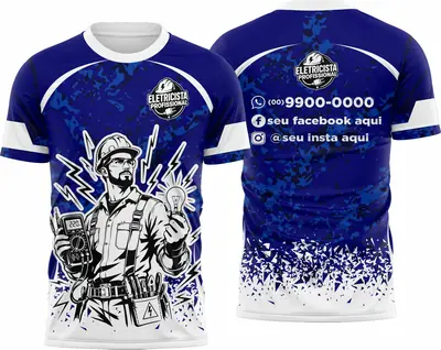 Camisa Eletricista - Modelo 24