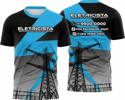 Camisa Eletricista - Modelo 27