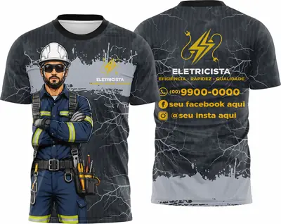 Camisa Eletricista - Modelo 30