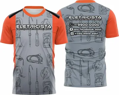 Camisa Eletricista - Modelo 39