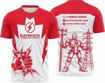 Camisa Eletricista - Modelo 40