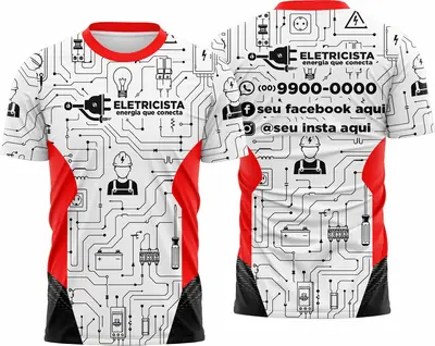 Camisa Eletricista - Modelo 43
