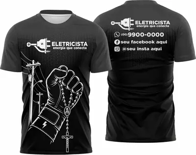 Camisa Eletricista - Modelo 50