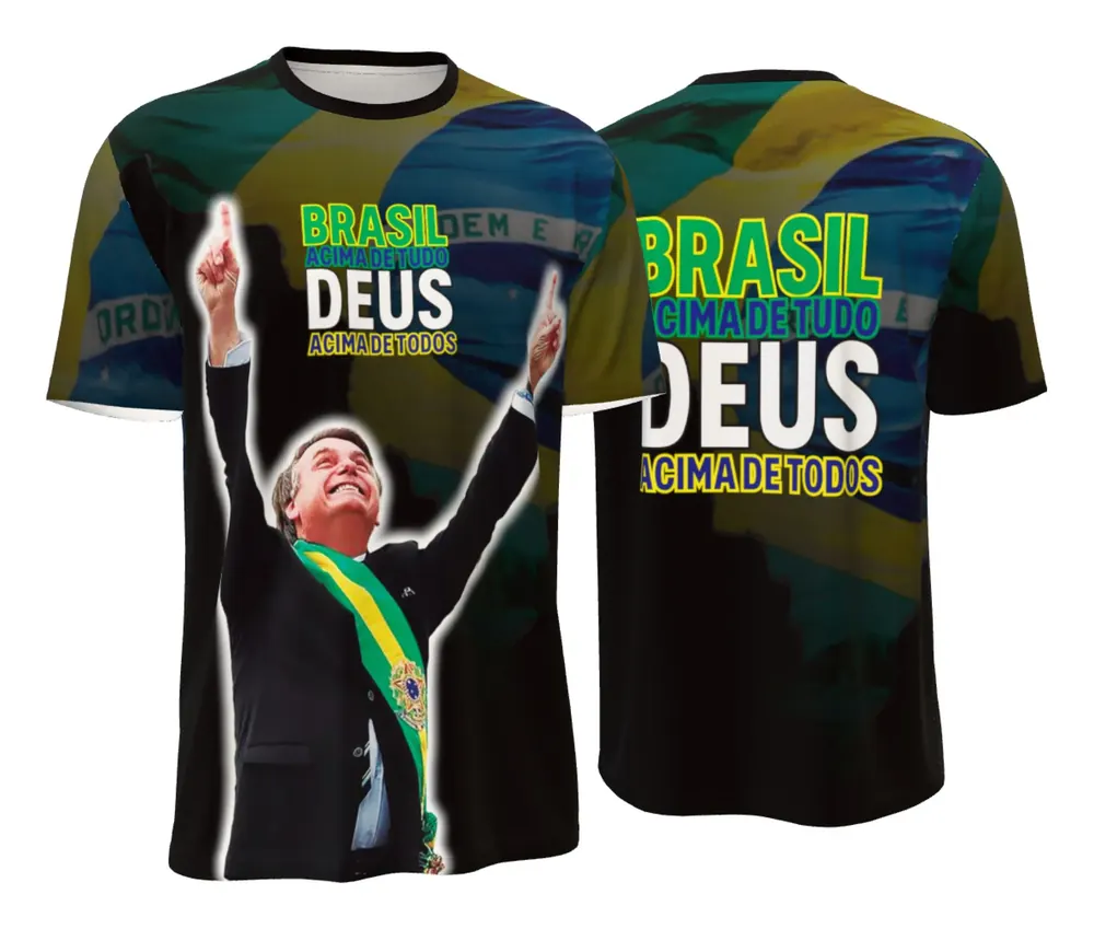Camiseta Bolsonaro Fé e Pátria