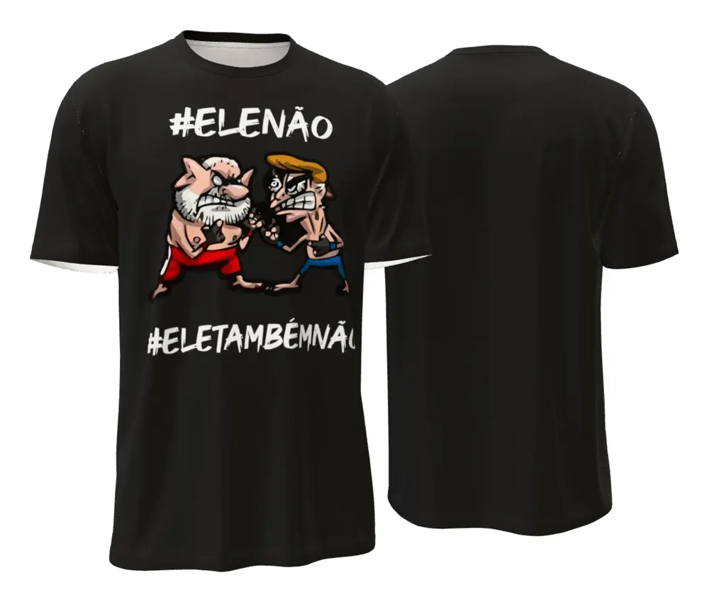 Camiseta Política Charge Humorística