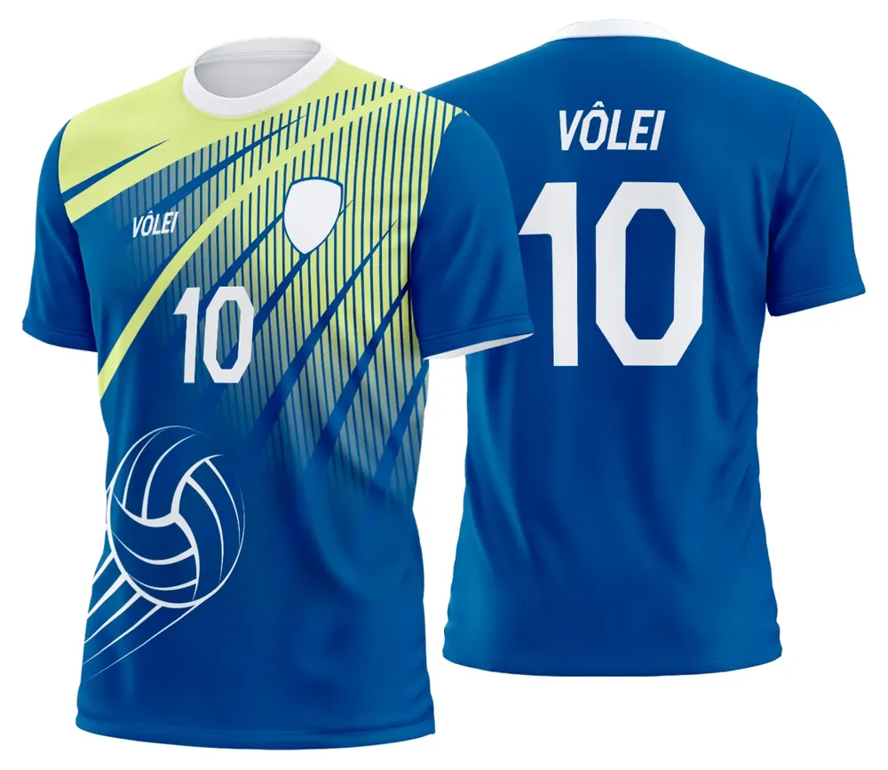 Arte Uniforme de Vôlei Personalizado Profissional Modelo 115