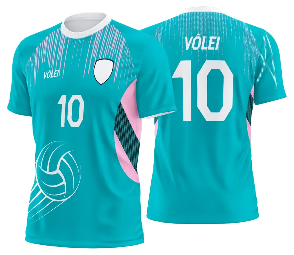 Arte Uniforme de Vôlei Personalizado Profissional Modelo 82