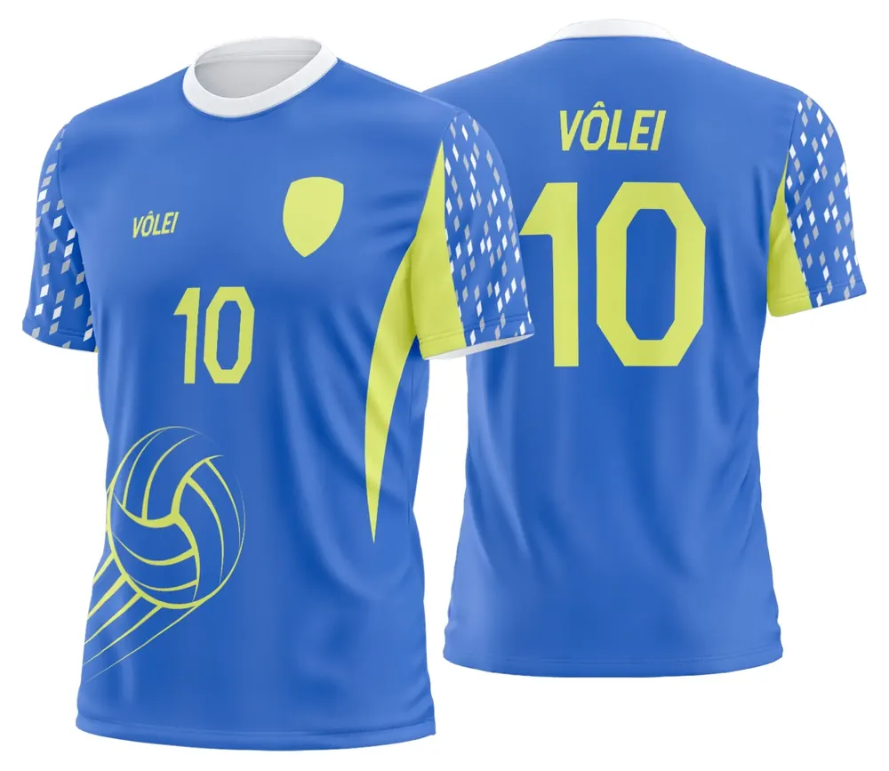 Arte Uniforme de Vôlei Personalizado Profissional Modelo 106