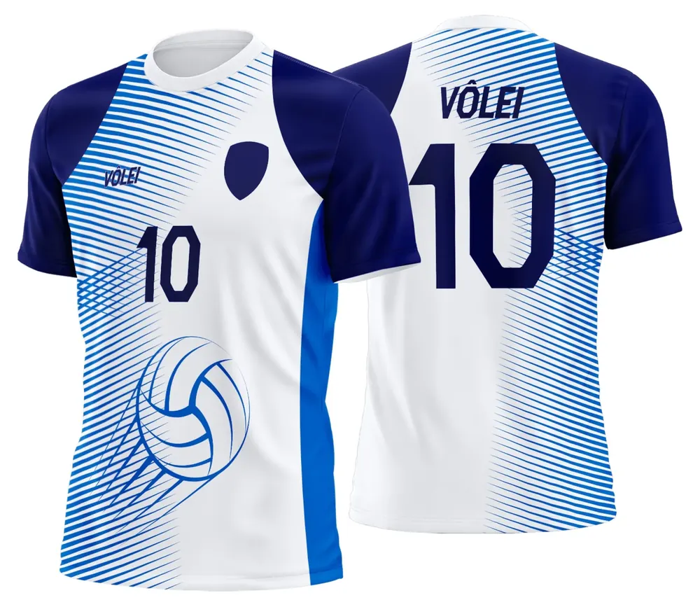 Camisa Uniforme de Vôlei Personalizado Profissional Modelo 03