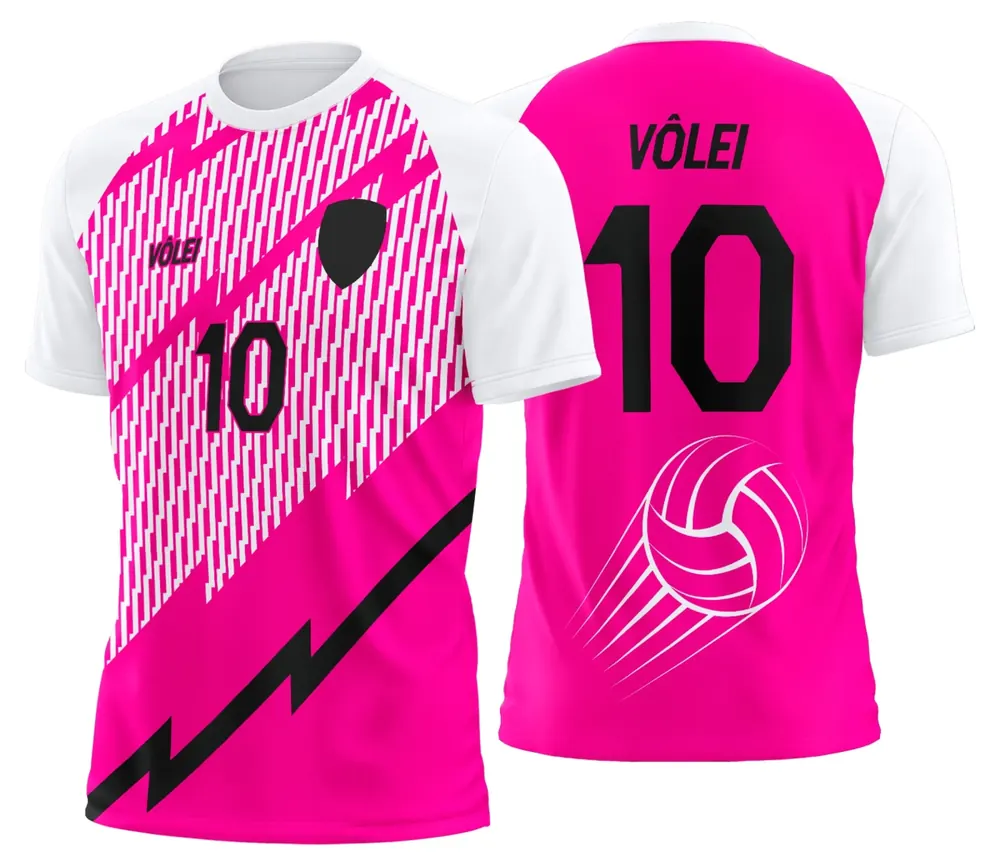 Arte Uniforme de Vôlei Personalizado Profissional Modelo 78