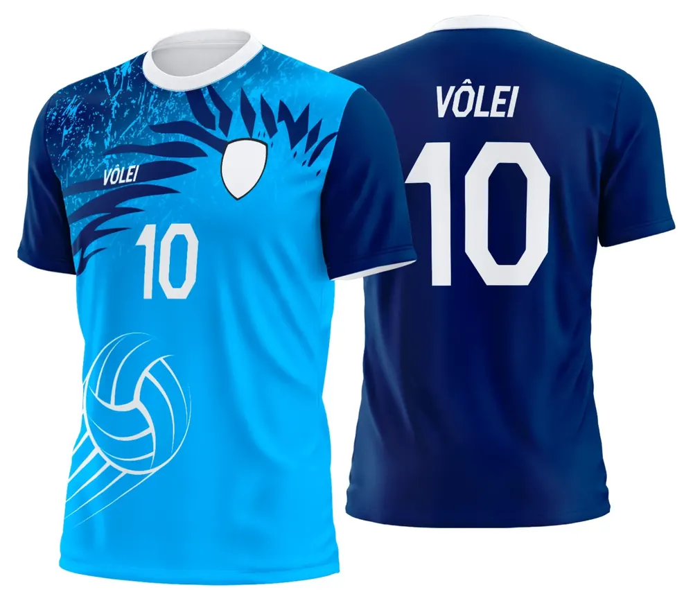 Arte Uniforme de Vôlei Personalizado Profissional Modelo 107