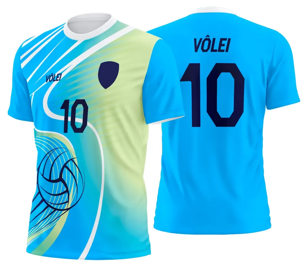 Arte Uniforme de Vôlei Personalizado Profissional Modelo 80