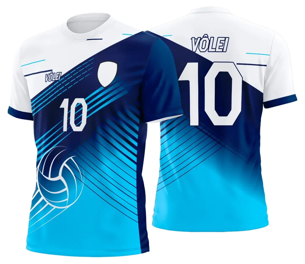 Arte Uniforme de Vôlei Personalizado Profissional Modelo 98