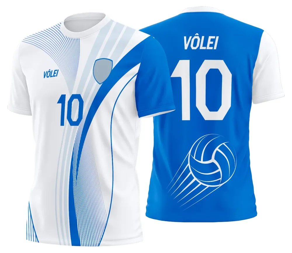 Arte Uniforme de Vôlei Personalizado Profissional Modelo 104