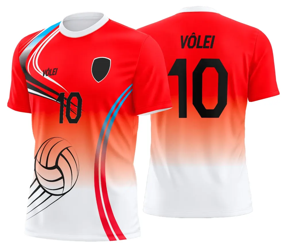Arte Uniforme de Vôlei Personalizado Profissional Modelo 93