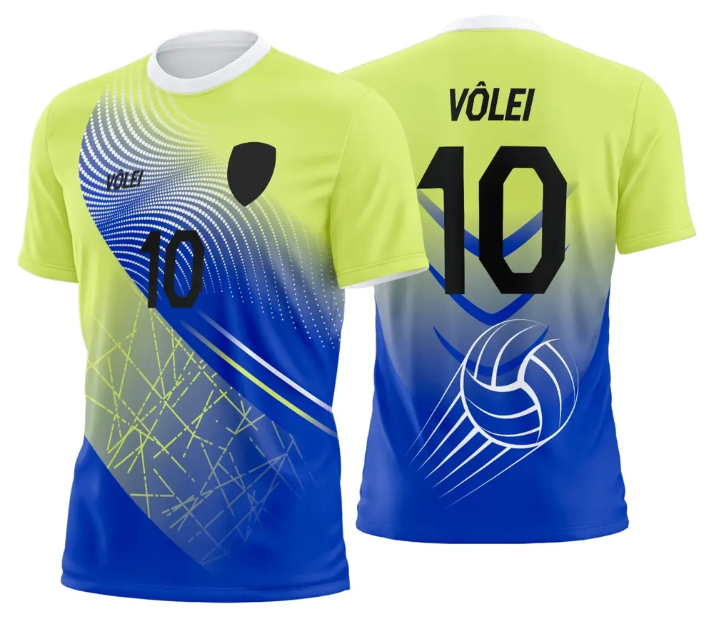 Arte Uniforme de Vôlei Personalizado Profissional Modelo 71