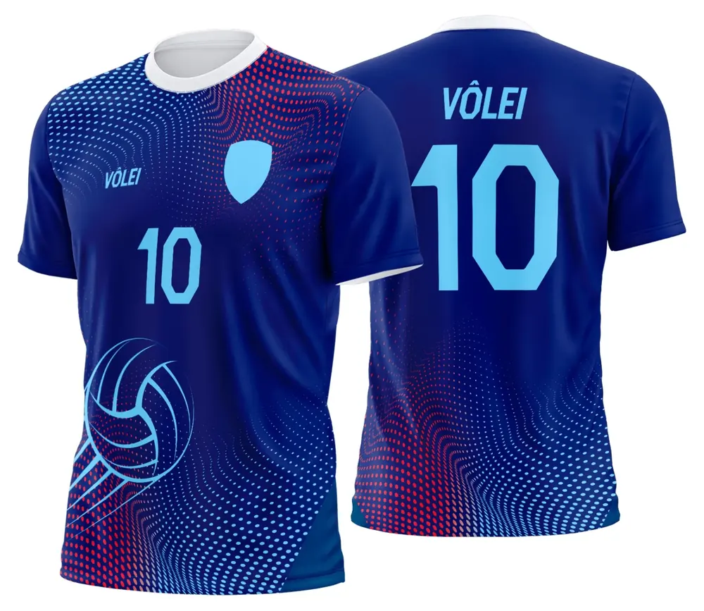 Arte Uniforme de Vôlei Personalizado Profissional Modelo 51