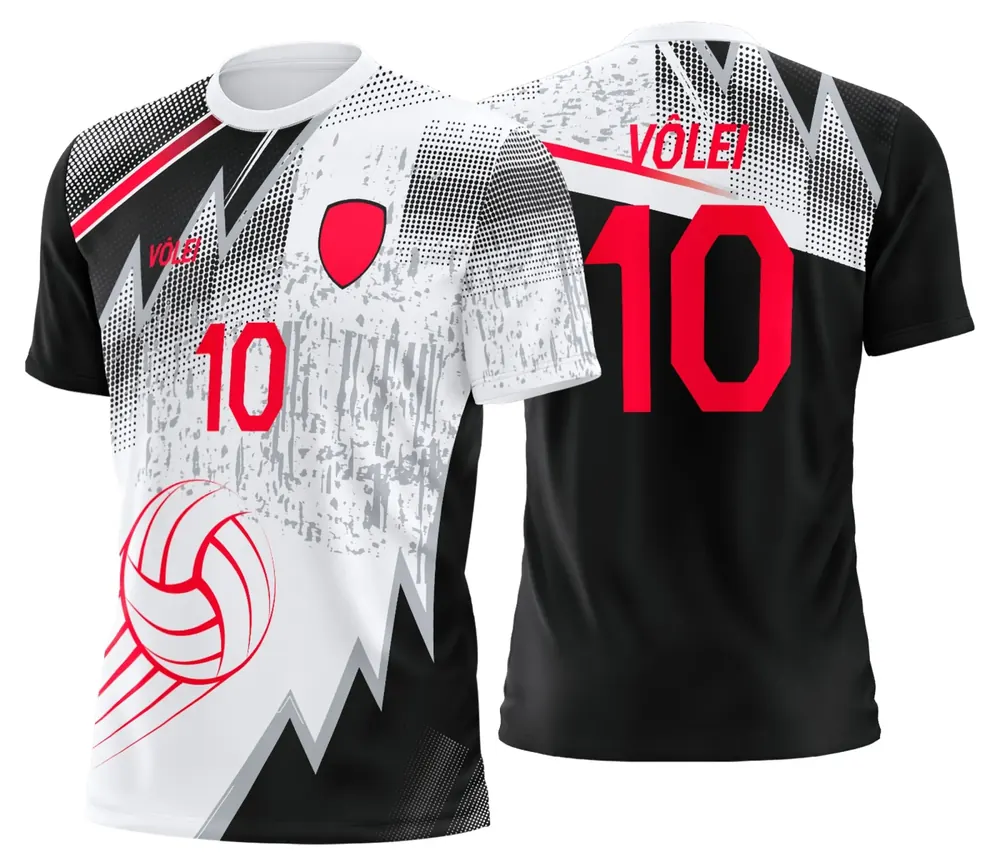 Arte Uniforme de Vôlei Personalizado Profissional Modelo 83
