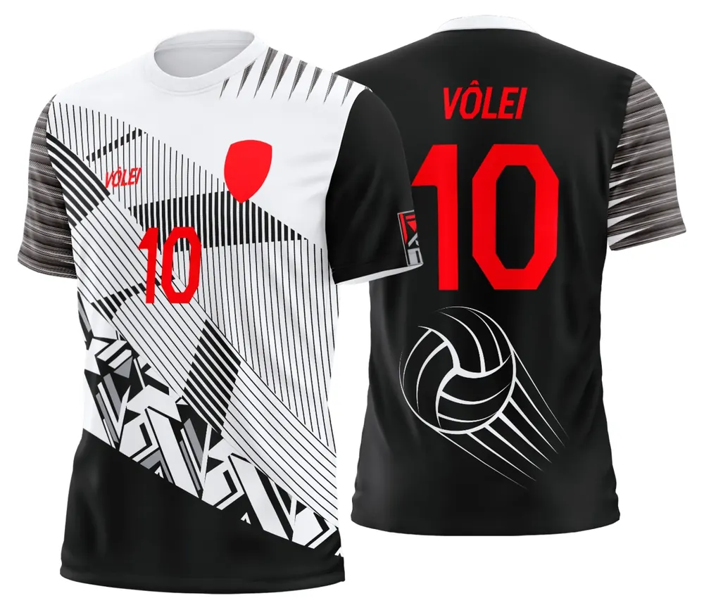 Arte Uniforme de Vôlei Personalizado Profissional Modelo 105
