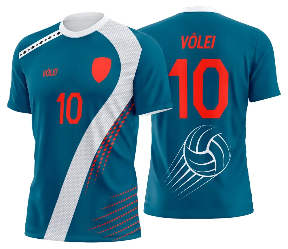 Arte Uniforme de Vôlei Personalizado Profissional Modelo 70