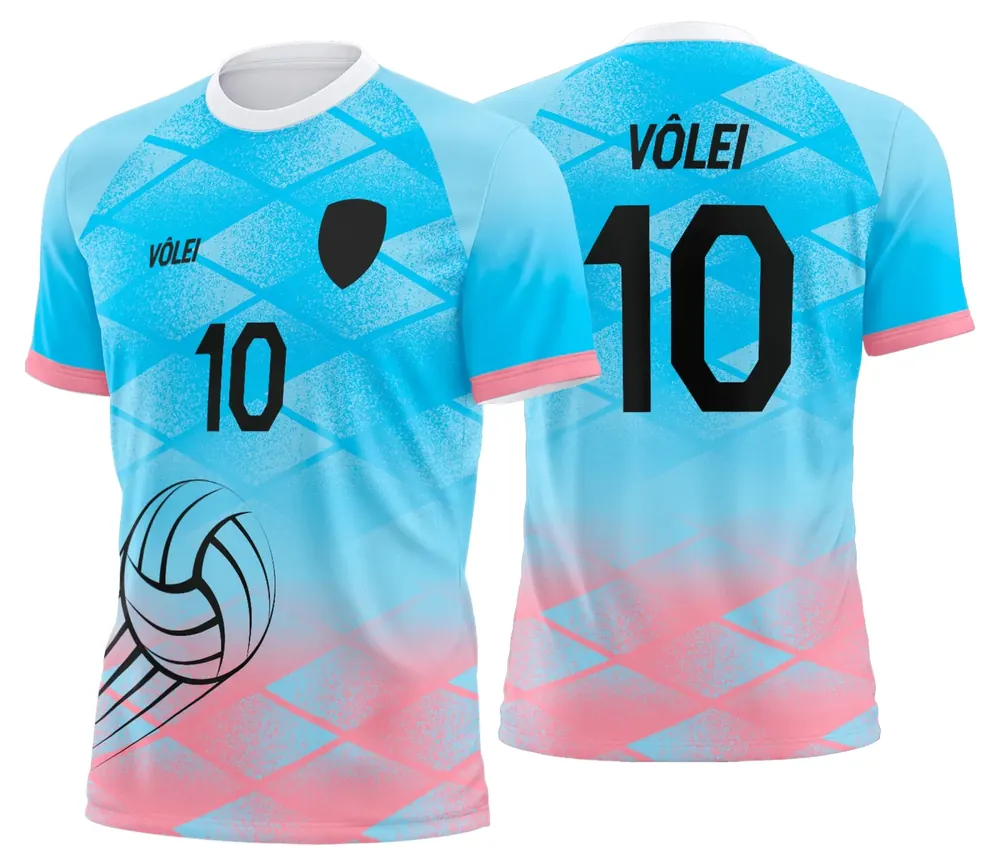 Arte Uniforme de Vôlei Personalizado Profissional Modelo 100