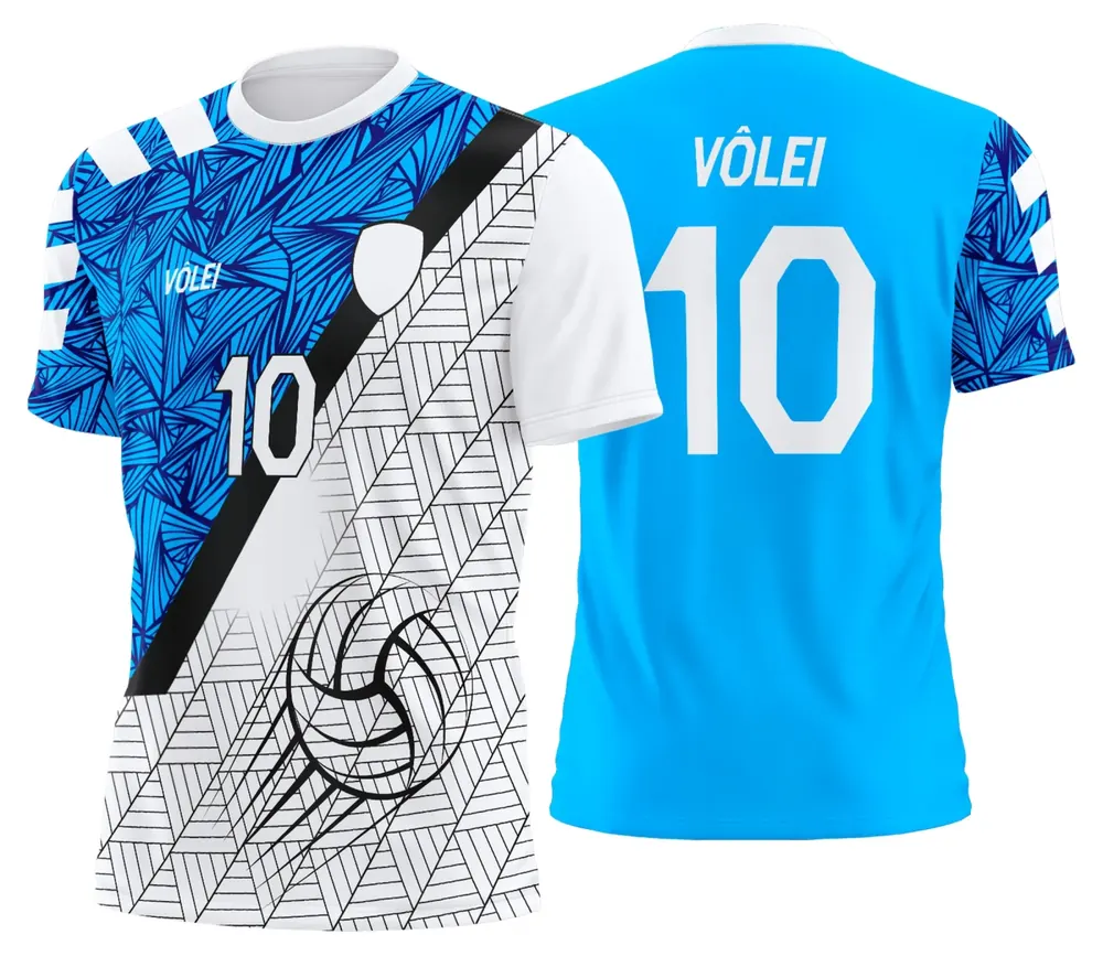 Arte Uniforme de Vôlei Personalizado Profissional Modelo 91